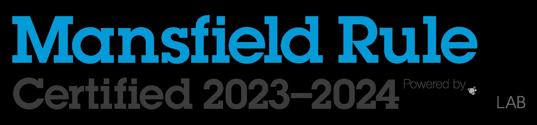 Mansfield Certification 2023-2024 badge